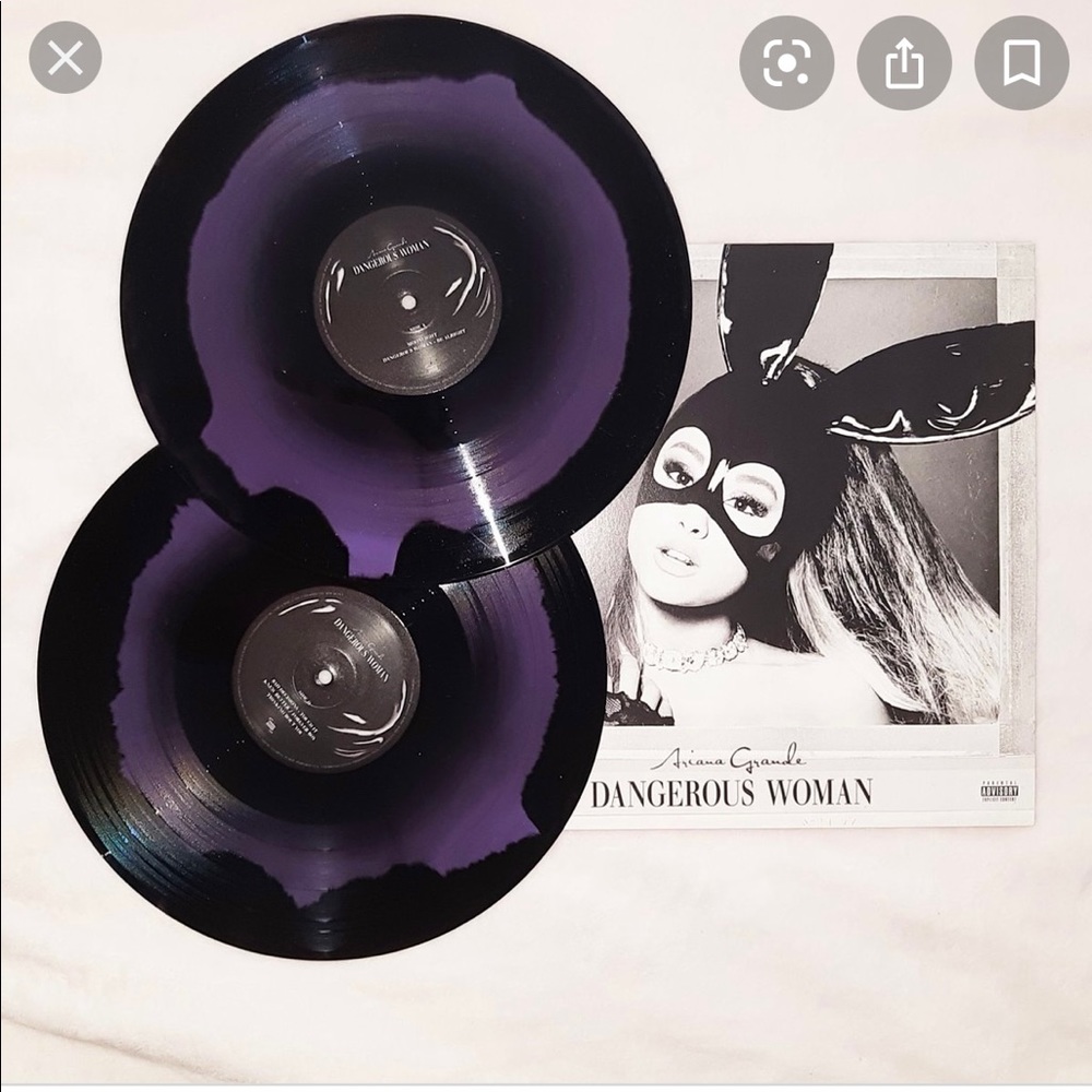 Vinyl Ariana grande DANGEROUS WOMEN ISO!!